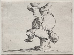 Varie figure gobbi di Iacopo Callot (Drinker van Achteren Gezien) door Jacques Callot