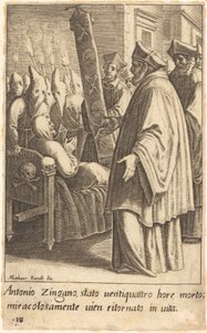 Antonio Zingano door Jacques Callot after Matteo Rosselli