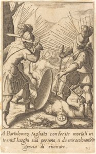 Bartolomeo door Jacques Callot after Matteo Rosselli