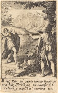 Pietro dal Monte door Jacques Callot after Matteo Rosselli