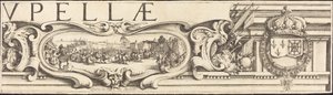 Het beleg van La Rochelle [plaat 3 van 16; set omvat 1952.8.97-112] door Jacques Callot and Abraham Bosse