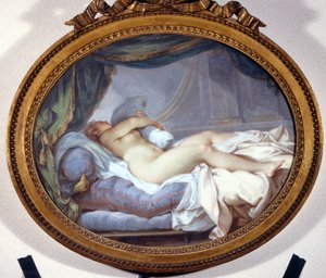 Vrouw die een kussen uitwringt. Jacques Charlier door Jacques Charlier