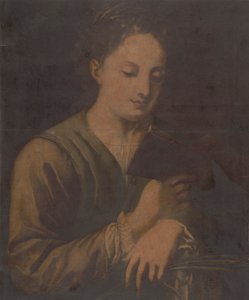 St. Catherine leest door Jacques Christophe Le Blon