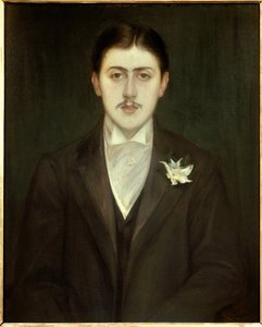 Portret van Marcel Proust (1871-1922), Franse schrijver door Jacques Emile Blanche