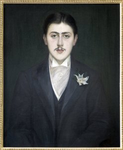 Portret van Marcel Proust door Jacques Emile Blanche