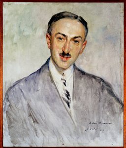 Studie voor het portret van Emile Herzog alias Andre Maurois (1885-1967), Franse schrijver