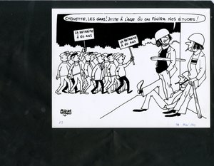 Le Figaro, satire in zwart-wit