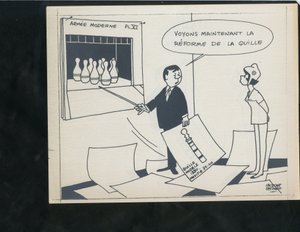 Le Figaro, satire in zwart-wit