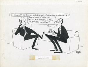 Le Figaro, satire in zwart-wit
