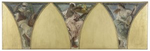 Schets voor het stadhuis van Parijs: Algerije. Guyana. Provence, circa 1888 door Jacques Fernand Humbert