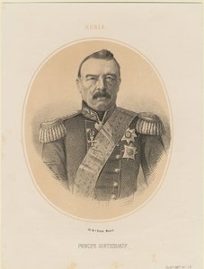 Portret van Prins Mikhail Dmitrievich Gorchakov