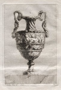 Suite van vazen: Plaat 23, 1746 door Jacques Francois Joseph Saly