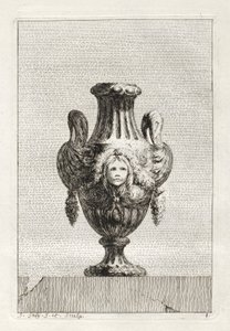Suite van Vazen: Plaat 8, 1746 door Jacques Francois Joseph Saly