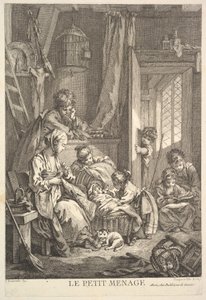 Het kleine huishouden, midden tot laat 18e eeuw