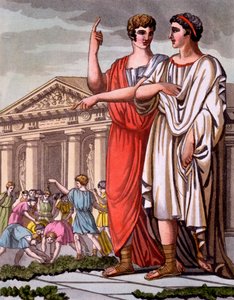 Kostuum van de Kandidaat voor Ambt in Rome, een folio uit 