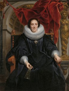 Portretten van Rogier Le Witer en zijn vrouw, Catharina Behaghel door Jacques Jordaens