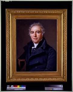 Een portret van D.V. Ramel de Nogaret door Jacques Louis David