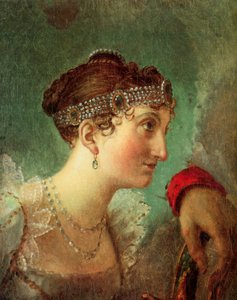 Adélaïde de La Rochefoucauld door Jacques Louis David