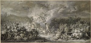 Frans:  De gevechten van Diomedes door Jacques Louis David