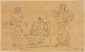 Gods en godinnen door Jacques Louis David