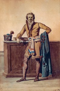 Binnenkleding van Franse burger door Jacques Louis David