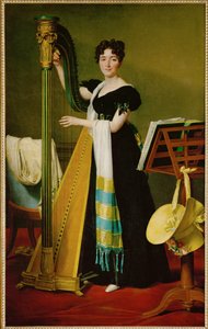 Juliette de Villeneuve, niece of Queen Julie, wife of Joseph Bonaparte … door Jacques Louis David