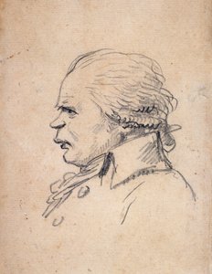 Portret van Danton (karikatuur) door Jacques Louis David