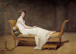 Portret van Madame Récamier, Jeanne Françoise genaamd Juliette