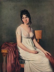 Portret van een jonge vrouw in het wit, 1798