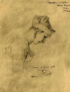 Schets van Josephine bij de kroning van Napoleon, 2 december 1804, 1921