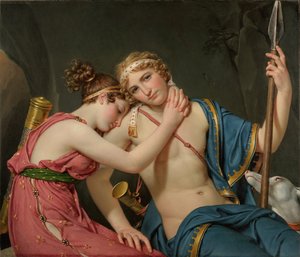 Het afscheid van Telemachus en Eucharis