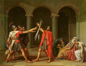 De eed van de Horatii, 1784