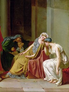 De eed van de Horatii (detail)
