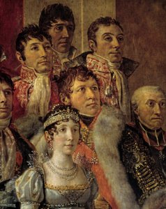 De Rite van Napoleon. Detail (Marie-Julie Clary, vrouw van Joseph Bonaparte)