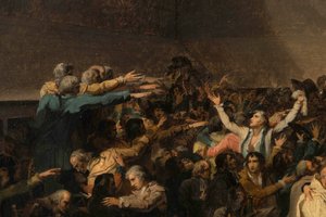 De Eed op de Kaatsbaan, 20 juni 1789 (detail)