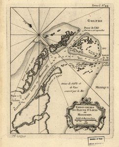 Monden van de St. Louis of Mississippi. 1763. LOC 74693011