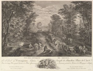 Uitzicht op de omgeving van Brugge