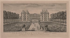 Kasteel St. Maur door Jacques Rigaud