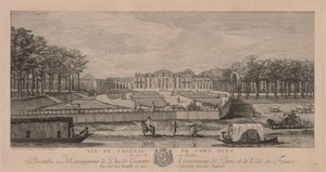 Het kasteel van Saint Ouen door Jacques Rigaud