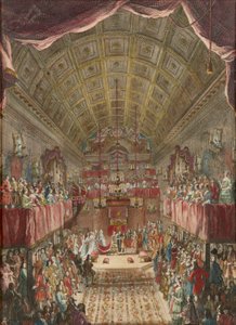 Het huwelijk van prinses Anne met Willem IV, prins van Oranje door Jacques Rigaud