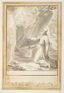 Sint Filippus biddend door Jacques Stella