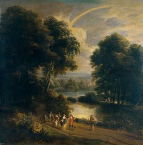 Landschap langs een rivier