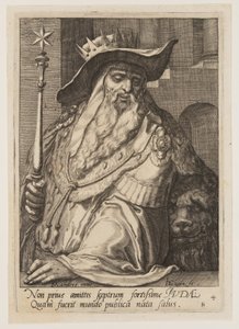 Juda, uit De twaalf zonen van Jakob door Jacques de Gheyn II