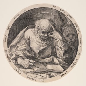 Marcus, uit De evangelisten door Jacques de Gheyn II