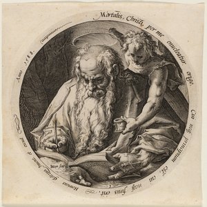 Mattheüs, plaat één uit De vier evangelisten