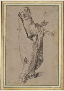 Studie voor een Staande Maagd Maria door Jacques de Gheyn II