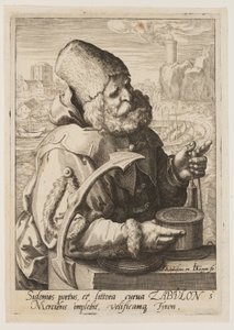 Zebulon, uit De twaalf zonen van Jakob door Jacques de Gheyn II