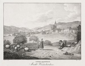 Neder-Oostenrijk, Markt Weisenkirchen door Jakob Alt