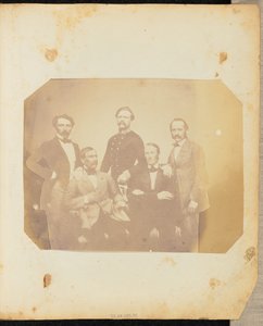 [Groepsportret van mannen]. door Jakob Höflinger