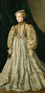 Aartshertogin Anna van Oostenrijk 1528-1590, dochter van keizer Ferdinand I, ca. 1545